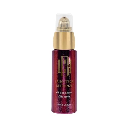 La Bottega Di Firenze Olio Secco Time-Reset 30Ml, Nutrimento Profondo Per Pelle E Capelli, Crema Corpo, 30Ml