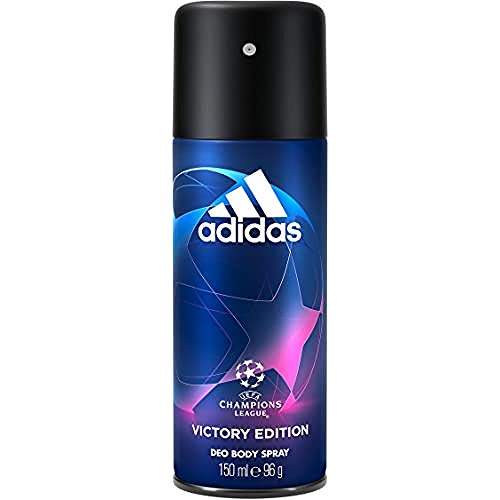 Adidas Uefa Champions League Victory Edition Deodorante Spray Uomo, Freschezza A Lungo, 150 Ml
