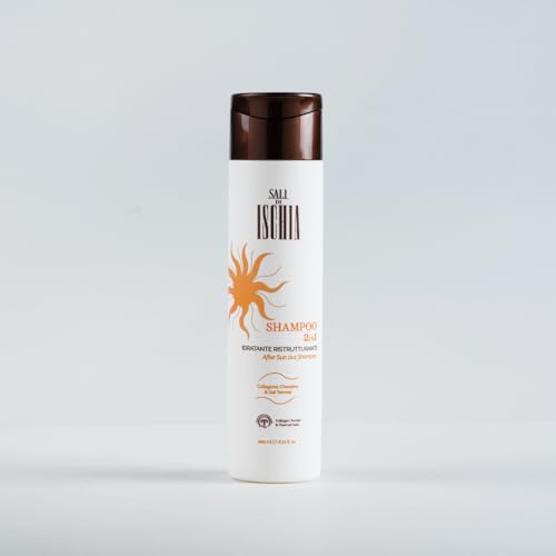 Sali Di Ischia [200Ml] - Shampoo 2In1 - Detersione Capelli After Sun - Trattamento Che Idrata E Protegge Dal Sole - Ristruttura Il Capelli Dopo L'Espo