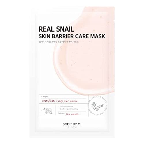 [Somebymi] Real Mask 10Ea (Real Snail Skin Barrier Care Mask 10Ea)