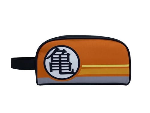 Cyp Brands - Dragon Ball - Borsa Da Toilette, Bagno, Viaggio, Porta Pranzo, Borsa Per Snack, Arancione, Prodotto Ufficiale