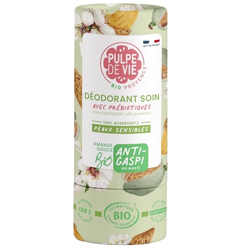 Pulpe De Vie - Deodorante Solido Dam Dam Deooo 50G - Anti-Gaspi! Mandorla - Protezione Naturale - Pelle Sensibile - Prebiotici Per Proteggere Il Tuo M