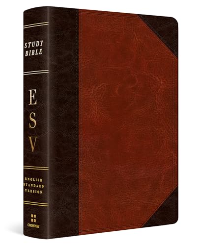 Holy Bible: English Standard Version, Brown/Cordovan, Trutone, Portfolio Design, Study Bible, Personal Size