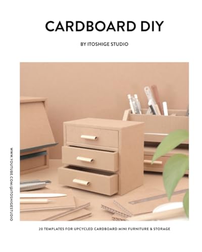Cardboard Diy By Itoshige Studio 20 Templates For Mini Furniture & Storage