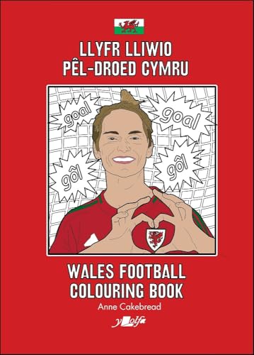 Llyfr Lliwio Pêl-Droed Cymru | Wales Football Colouring Book New Edition