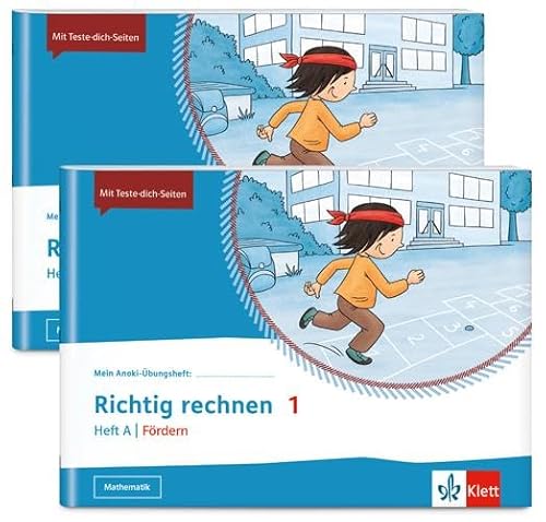 Mein Anoki-Übungsheft -Paket Richtig Rechnen 1. Fördern: 2 Hefte Im Paket: Richtig Rechnen A | Fördern| Richtig Rechnen B | Fördern Klasse 1
