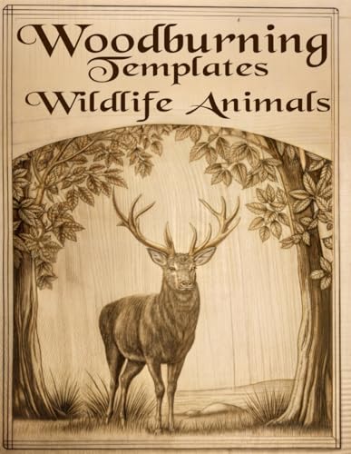 Woodburning Templates: Detailed Pyrography Patterns With Included Digital Pdf