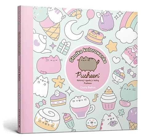 Pusheen Słodka Kolorowanka Koloruj I Zgaduj Z Kotką Pusheen