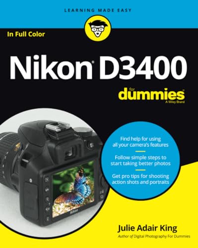 Nikon D3400 For Dummies [Lingua Inglese]