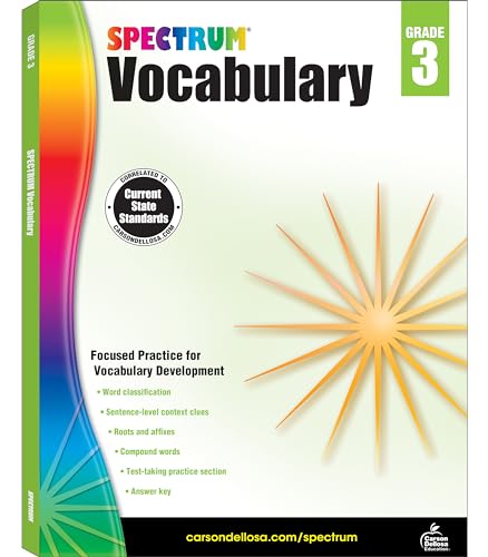 Spectrum Vocabulary, Grade 3