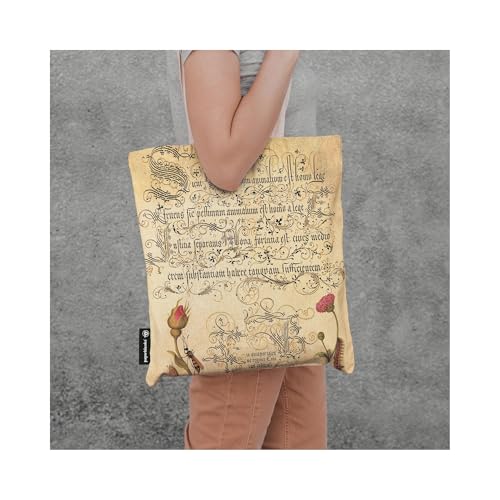 Paperblanks - Flemish Rose - Mira Botanica - Canvas Bag: Canvas Bag, Interior Zippered Pocket, Holds Up To 7 Kilos