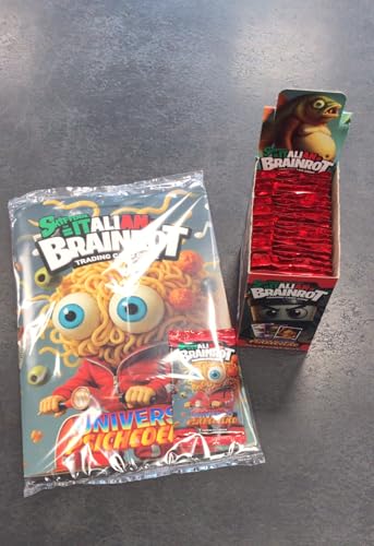 Italian Brainrot Trading Card Game, Universo Psichedelico, Album Con Carte Da Collezione