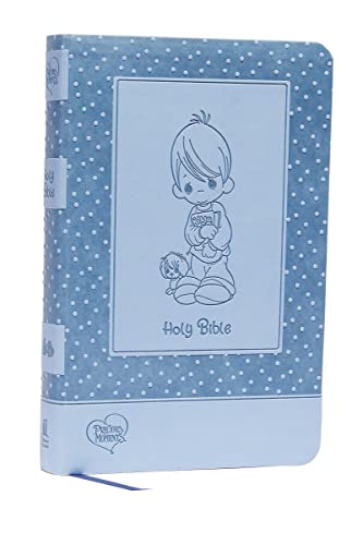 Precious Moments Holy Bible: International Children'S Bible, Blue, Leathersoft, Imprintable Cover