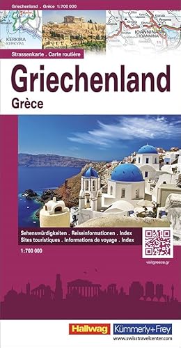 Grecia-Griechenland-Grèce 1:700.000. Ediz. Multilingue