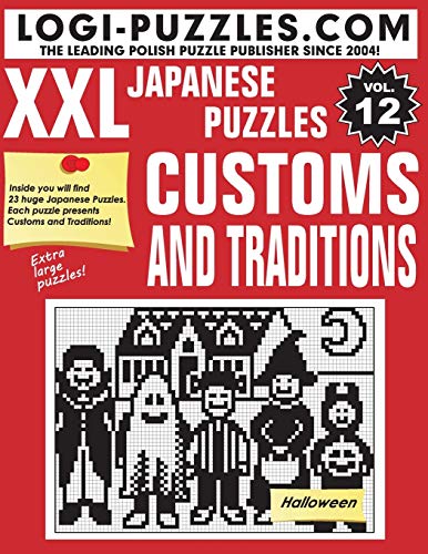 Xxl Japanese Puzzles: Customs And Traditions: Volume 12