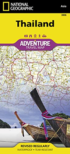 National Geographic Adventure Map Thailand [Lingua Inglese]: Travel Maps International Adventure Map