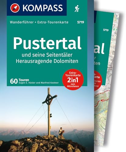 Kompass Wanderführer Pustertal Und Seine Seitentäler, Herausragende Dolomiten, 60 Touren Mit Extra-Tourenkarte: Gps-Daten Zum Download: 5719
