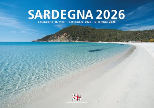 Sardegna 2026. Calendario Da Tavolo 16 Mesi