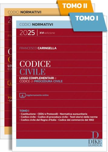 Codice Civile. Leggi Complementari E Codice Di Procedura Civile 2025. Con Aggiornamento Online