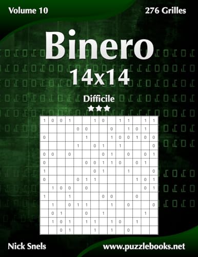 Binero 14X14 - Difficile - Volume 10 - 276 Grilles
