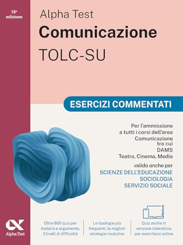 Alpha Test Comunicazione - Esercizi Commentati