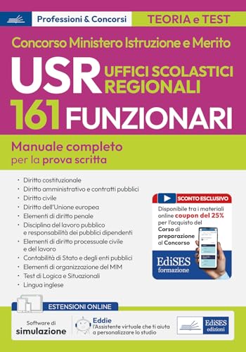 Concorso 161 Funzionari Usr: Manuale Per La Prova Scritta