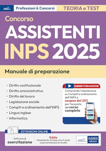Concorso Assistenti Inps: Manuale Di Teoria E Test Per La Preparazione