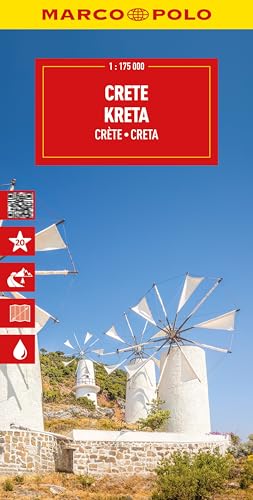Crete Marco Polo Map : Straßenkarte Und Autokarte Mit Sehenswerten Strecken, Highlights Und Digitaler Erweiterung