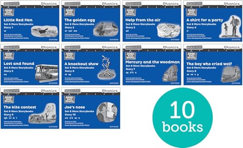 Blue Set 6 More Black & White Storybooks (Pack Of 10)