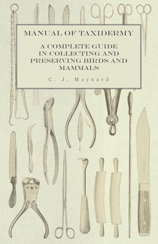 Manual Of Taxidermy - A Complete Guide In Collecting And Preserving Birds And Mammals