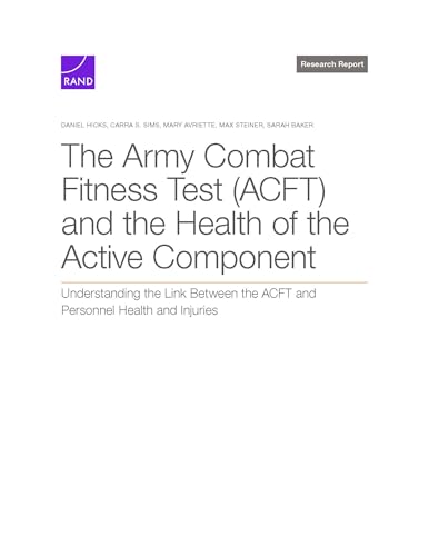 The Army Combat Fitness Test (Acft) And The Health Of The Active Component