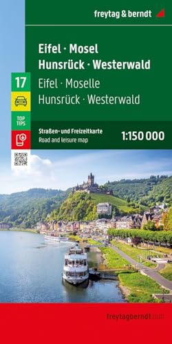 Eifel, Mosel, Hunsrück, Westerwald 1:150.000: Mit Infos, Top Tips: 17