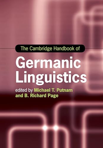 The Cambridge Handbook Of Germanic Linguistics