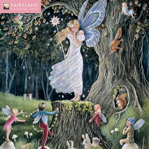 Fairyland - Feenland 2026 - Original Flame Tree Publishing-Kalender [Kalender]: Original Flame Tree Publishing-Kalender [Kalender]