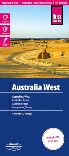 Western Australia Map 1:1,800,000 - Including Perth At 1:275,000 (Waterproof And Tear Resistant): Reiß- Und Wasserfest (World Mapping Project)