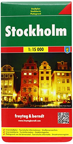 Stoccolma 1:15.000: Stadskaart 1:15 000