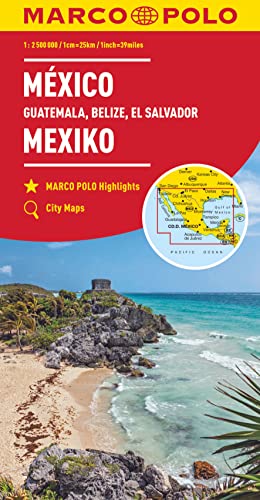 Mexico Marco Polo Map: Wegenkaart 1:2 500 000