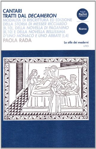 Cantari Tratti Dal Decameron