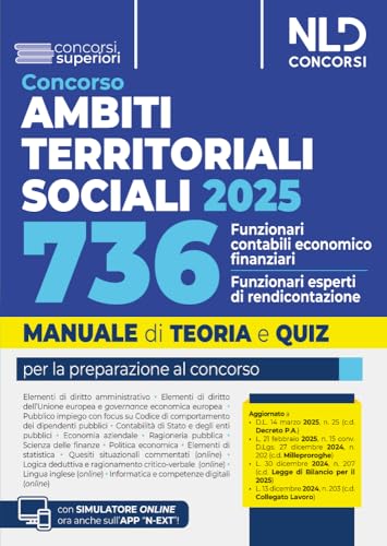 Manuale Concorso Ats, Ambiti Territoriali Sociali, Per 736 Funzionari Contabili-Economico Finanziario/Funzionario Esperto Di Rendicontazione. Teoria E