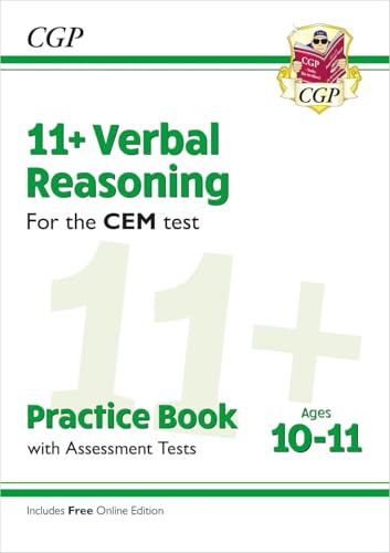11+ Cem Verbal Reasoning Practice Book & Assessment Tests - Ages 10-11 (With Online Edition)