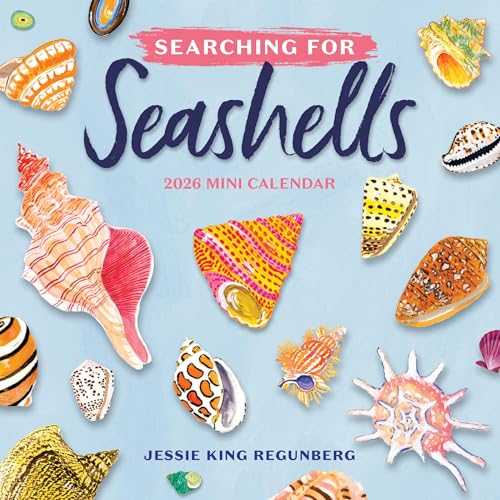 Searching For Seashells Mini Wall Calendar 2026