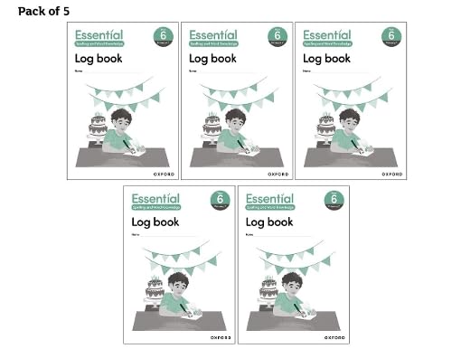 Essential Spelling And Word Knowledge: Year 6: Year 6 Log Book Pack Of 5