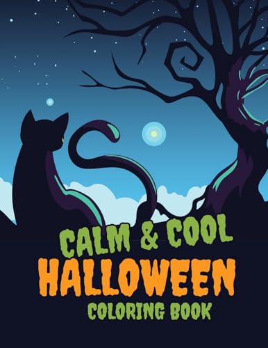 Calm & Cool Halloween Coloring Book