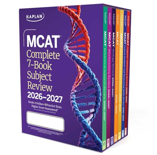 Mcat Complete 7-Book Subject Review 2026-2027, Set Includes Books, Online Prep, 3 Practice Tests: Set Includes Complete 7-Book, Online Prep, 3 Practic