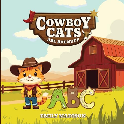 Cowboy Cats Abc Roundup: A Children'S Alphabet Learning Book