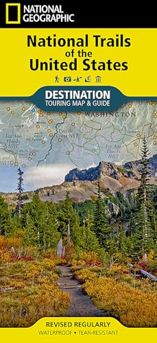 National Trails Of The United States Destinations Map: 1:5200000