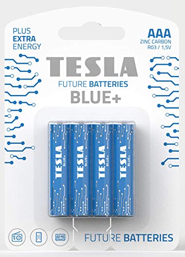 Blue Zink-Kohle-Batterie Aaa (R03, Micro Matita, Blister) 4 Pezzi