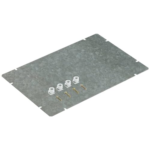 Spelsberg 7100101 - Piastra Di Montaggio Gti Gms 1 (Lunghezza X Larghezza), 260 X 160 Mm, In Lamiera D'Acciaio, 1 Pezzo