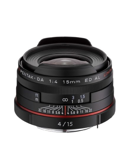 Pentax Obiettivo Hd Da, 15 Mm, F/4 Ed Al, Edizione Limitata, Nero