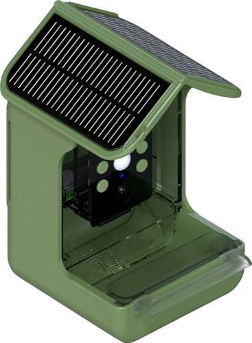 Braun Photo Bird Cam 130 Solar Wildkamera Mit Futterspender Gr?N (57647)